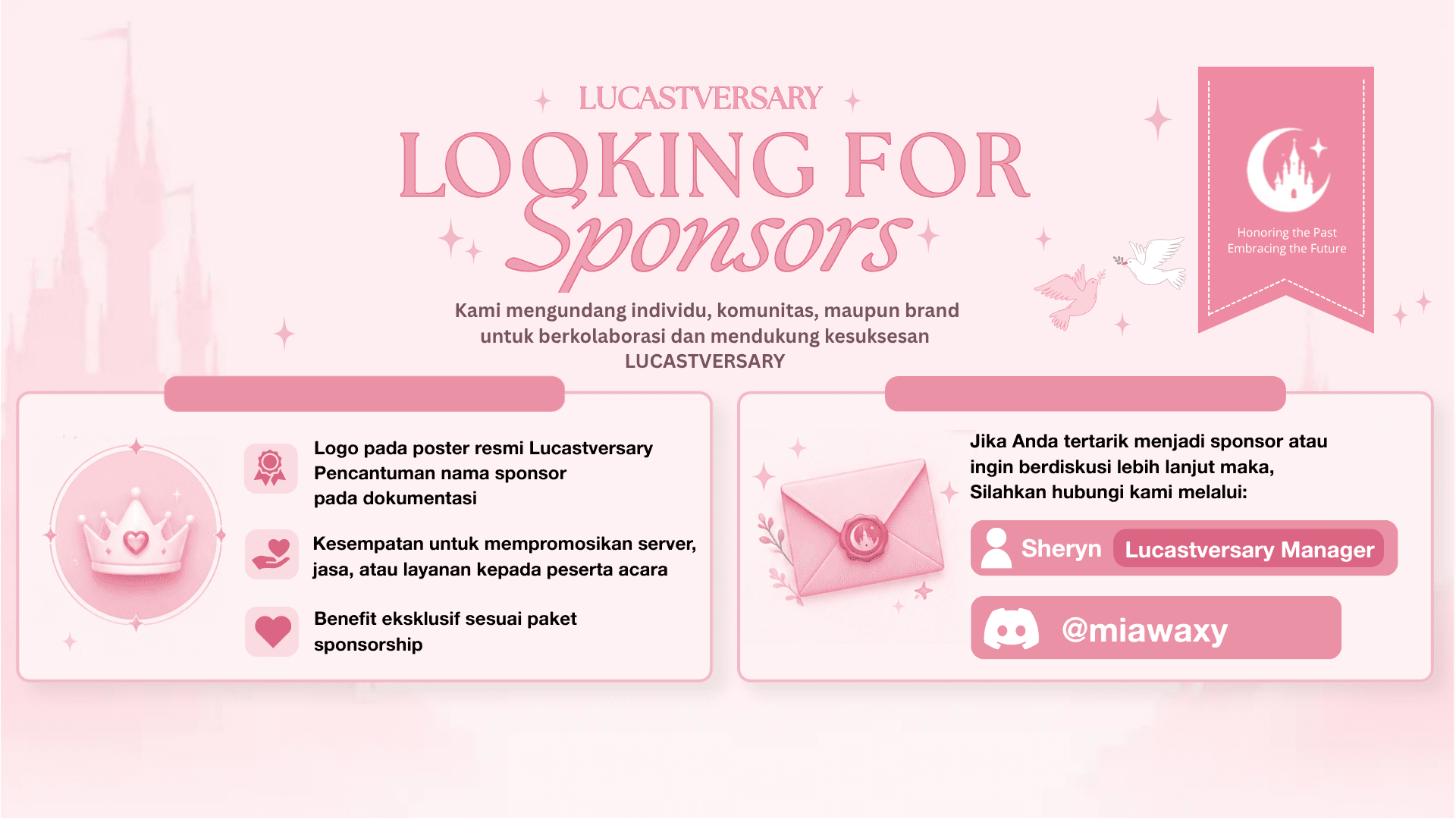 LUCASTVERSARY #1 OPEN SPONSORSHIP